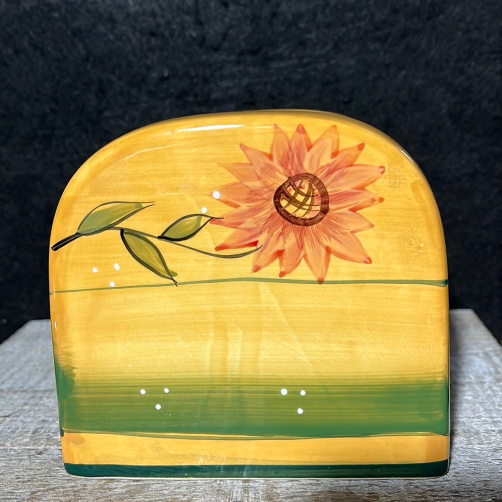 ACK Napkin Holder (Tuscany Country Sunflower)
